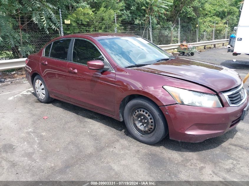 2010 HONDA ACCORD 2.4 LX