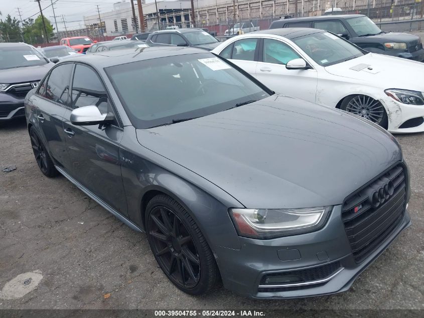 2013 AUDI S4 3.0T PREMIUM PLUS