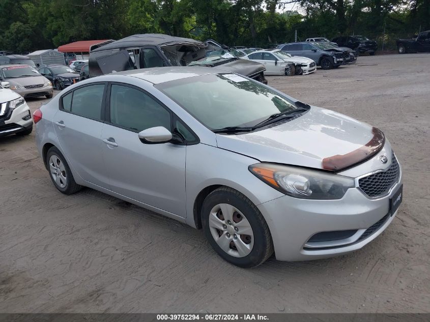 2016 KIA FORTE LX