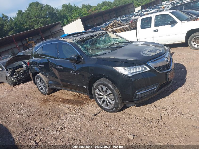 2016 ACURA MDX TECHNOLOGY