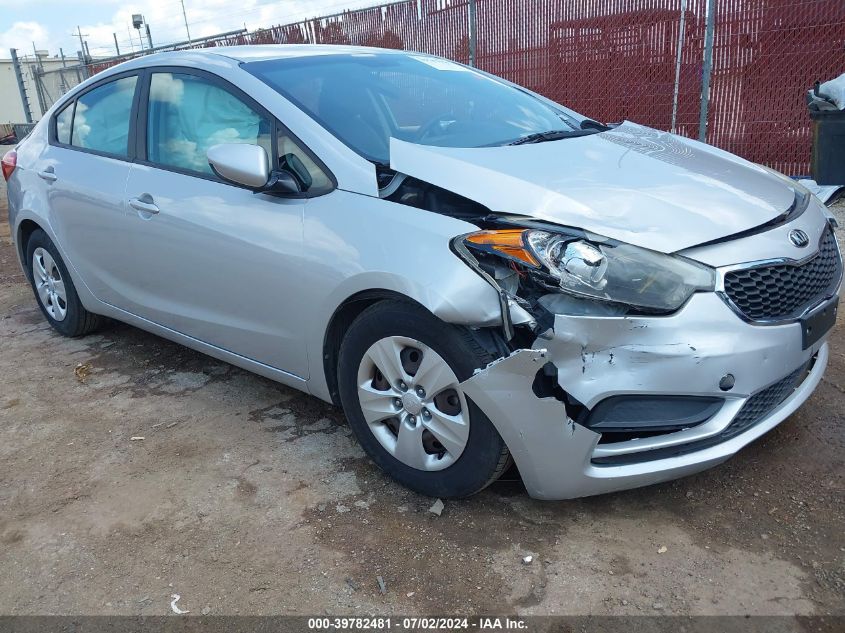 2015 KIA FORTE LX