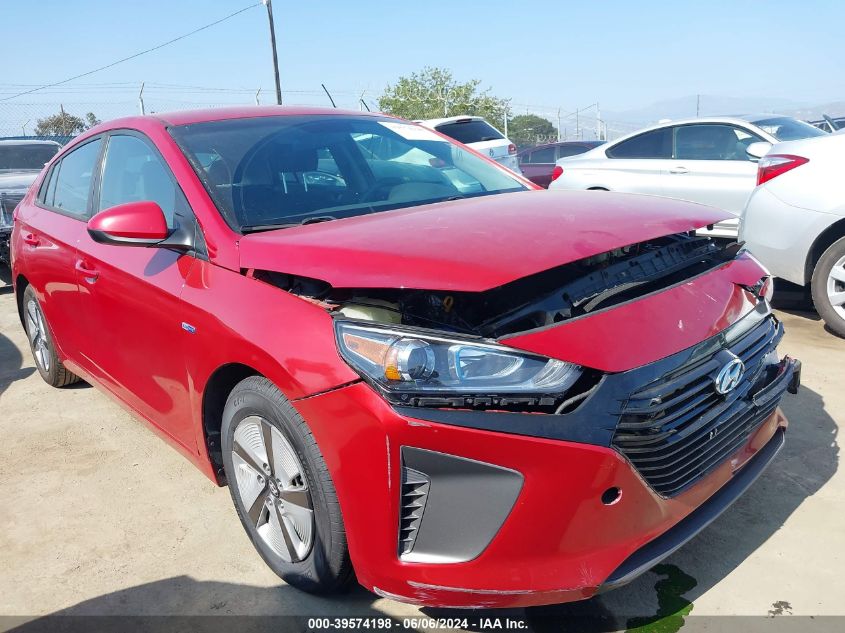 2019 HYUNDAI IONIQ HYBRID BLUE