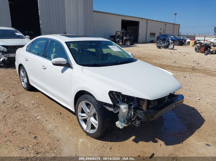 2014 VOLKSWAGEN PASSAT 2.0L TDI SE