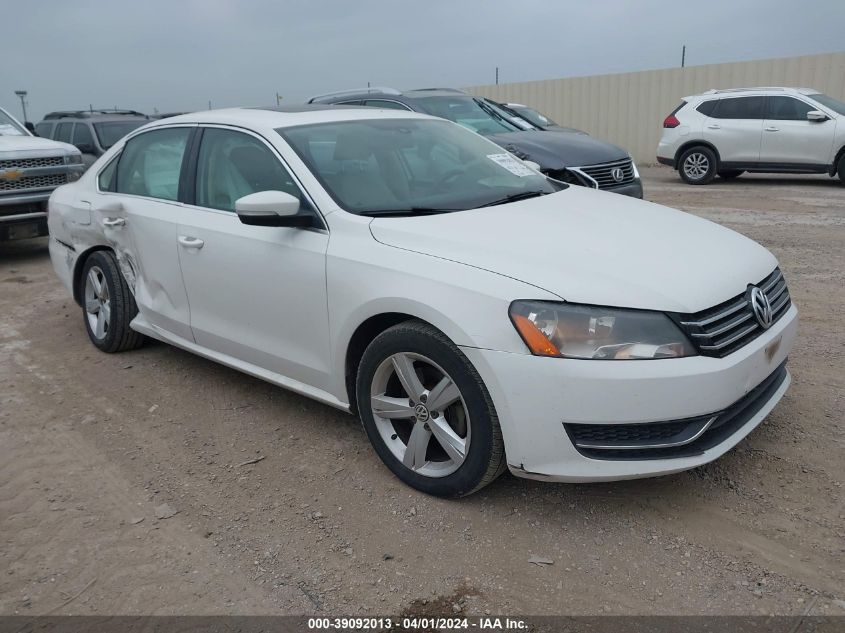 2013 VOLKSWAGEN PASSAT 2.5L SE