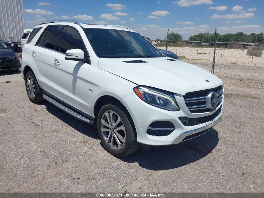 2018 MERCEDES-BENZ GLE 550E PLUG-IN HYBRID 4MATIC