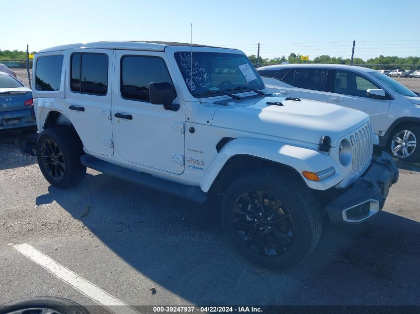 2021 JEEP WRANGLER 4XE UNLIMITED SAHARA 4X4