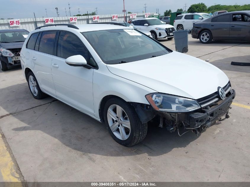 2015 VOLKSWAGEN GOLF SPORTWAGEN TDI S 4-DOOR