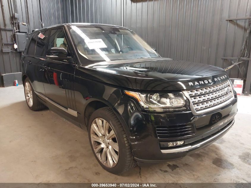 2016 LAND ROVER RANGE ROVER SUPERCHARGED