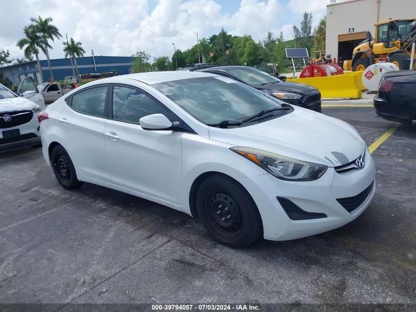 2016 HYUNDAI ELANTRA SE