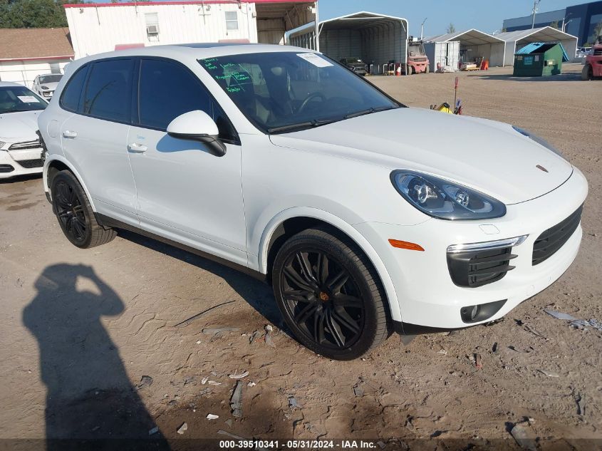 2017 PORSCHE CAYENNE PLATINUM EDITION