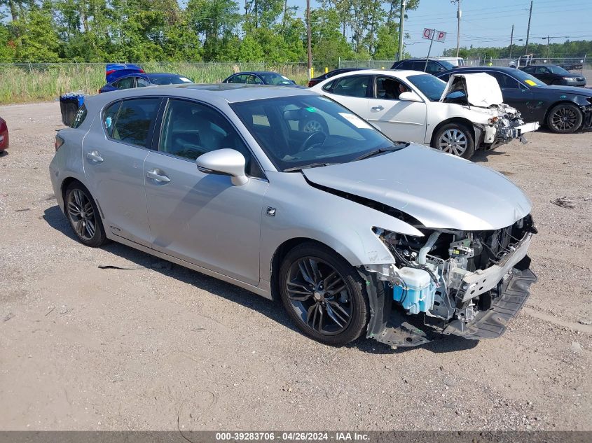 2012 LEXUS CT 200H PREMIUM