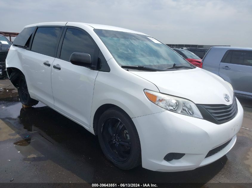 2017 TOYOTA SIENNA L 7 PASSENGER