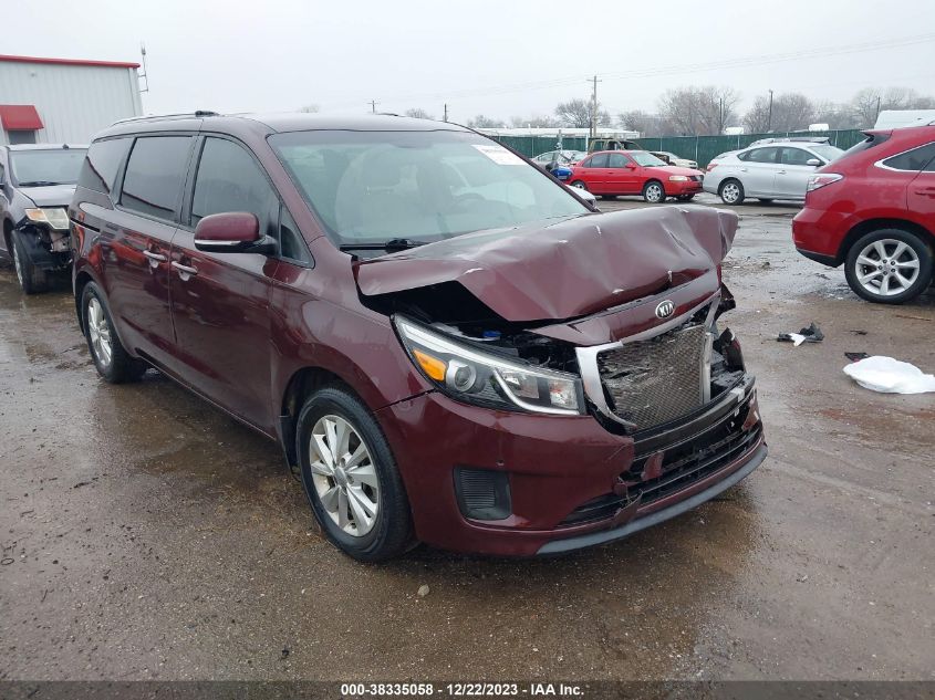 2017 KIA SEDONA LX