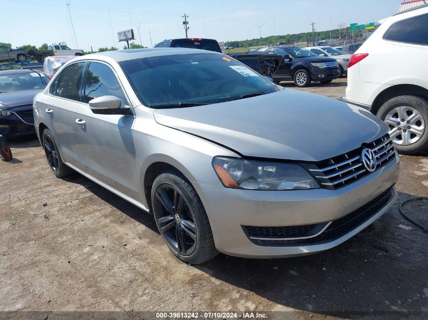 2014 VOLKSWAGEN PASSAT 2.0L TDI SE