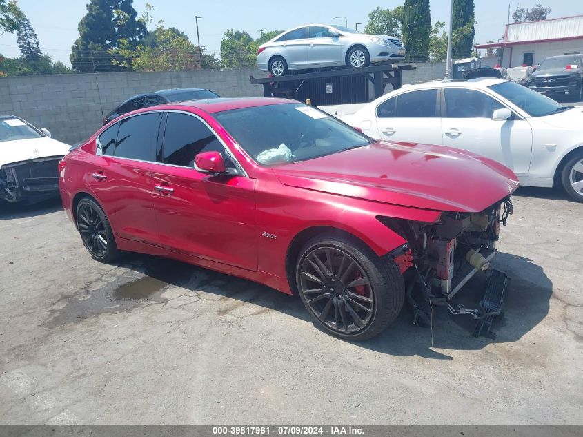 2017 INFINITI Q50 3.0T RED SPORT 400