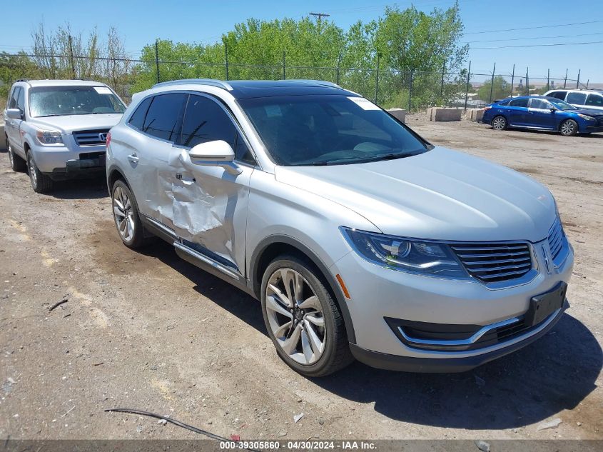 2016 LINCOLN MKX RESERVE