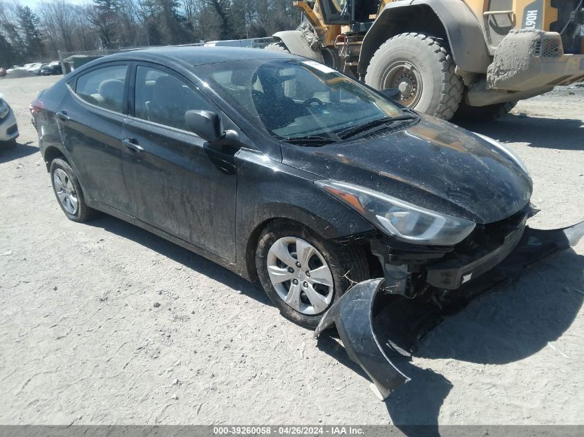 2016 HYUNDAI ELANTRA SE