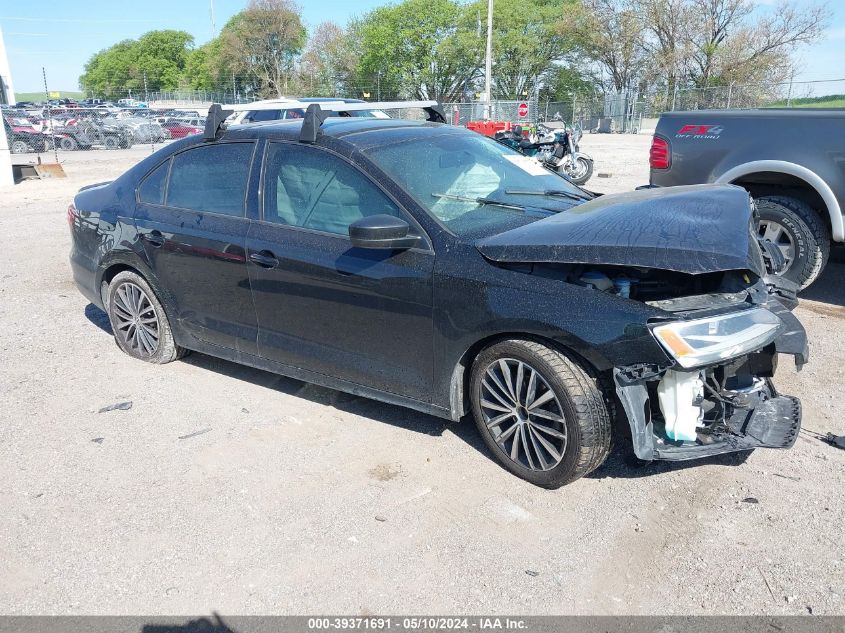 2016 VOLKSWAGEN JETTA 1.8T SPORT