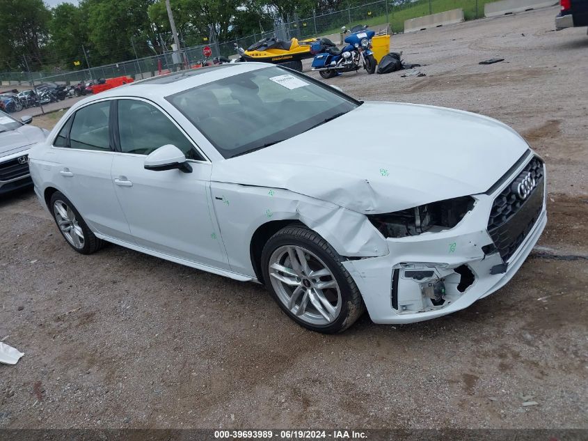 2021 AUDI A4 PREMIUM PLUS 45 TFSI S LINE QUATTRO S TRONIC