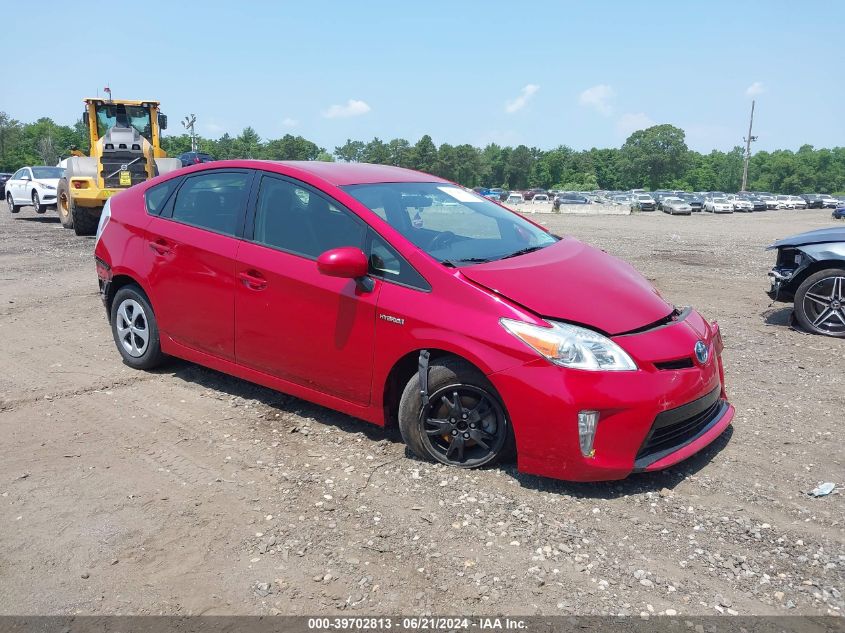 2012 TOYOTA PRIUS THREE