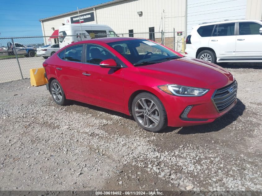 2017 HYUNDAI ELANTRA LIMITED