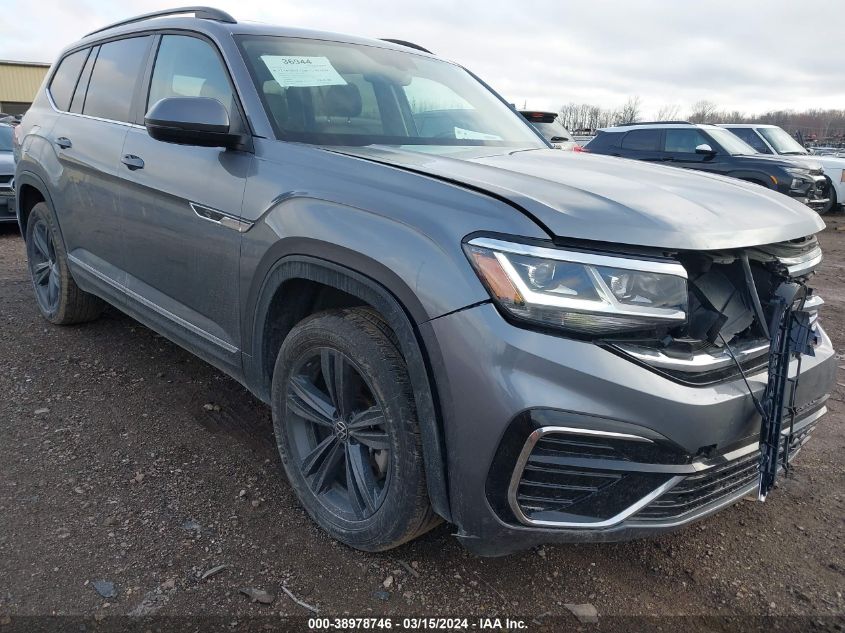 2021 VOLKSWAGEN ATLAS 3.6L V6 SE W/TECHNOLOGY R-LINE