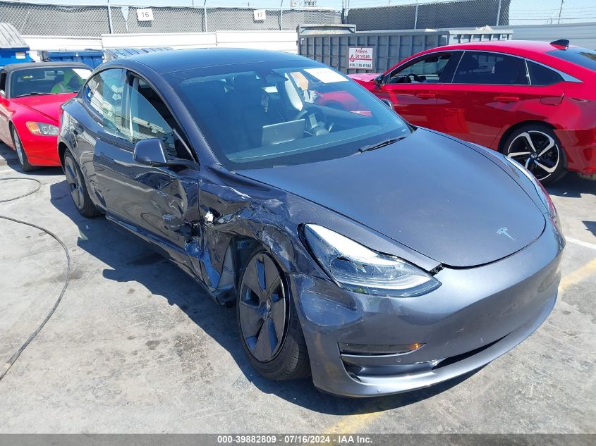 2022 TESLA MODEL 3 REAR-WHEEL DRIVE