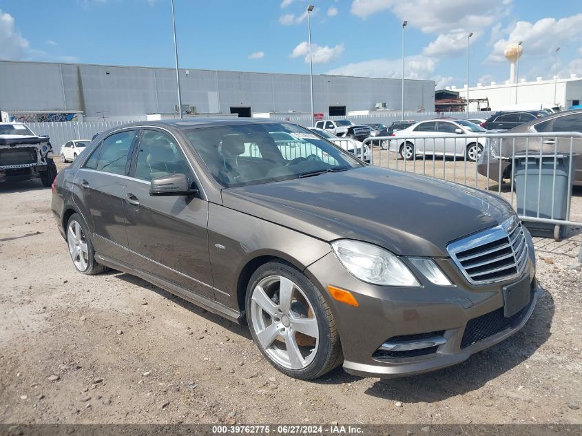 2012 MERCEDES-BENZ E 350 4MATIC