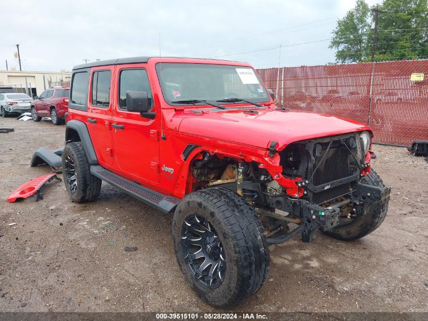 2018 JEEP WRANGLER UNLIMITED SPORT S 4X4