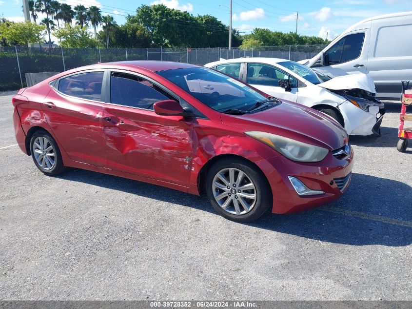 2015 HYUNDAI ELANTRA SE