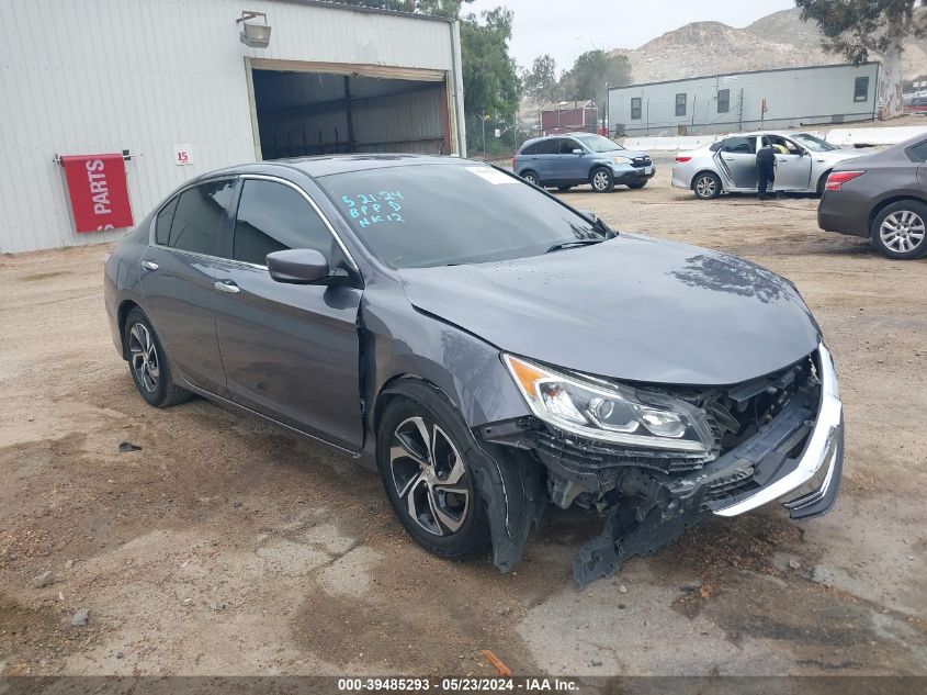 2017 HONDA ACCORD LX