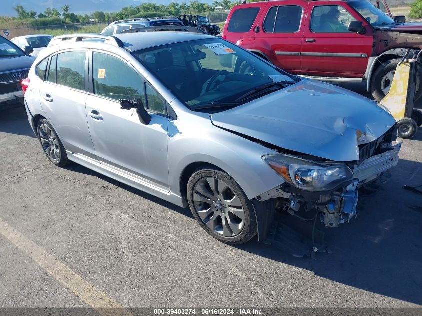 2016 SUBARU IMPREZA 2.0I SPORT PREMIUM