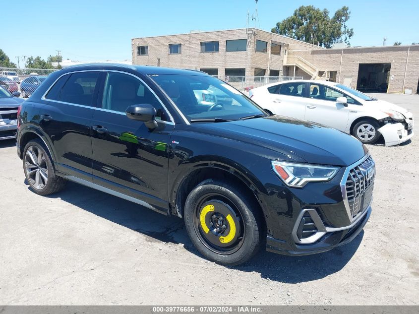 2020 AUDI Q3 PREMIUM PLUS 45 TFSI S LINE QUATTRO TIPTRONIC