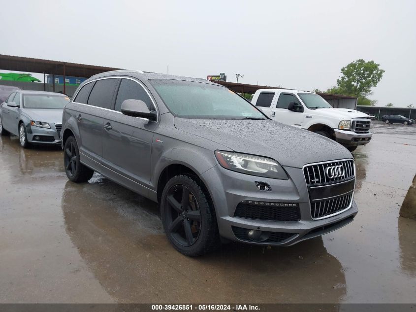 2012 AUDI Q7 3.0T S LINE PRESTIGE