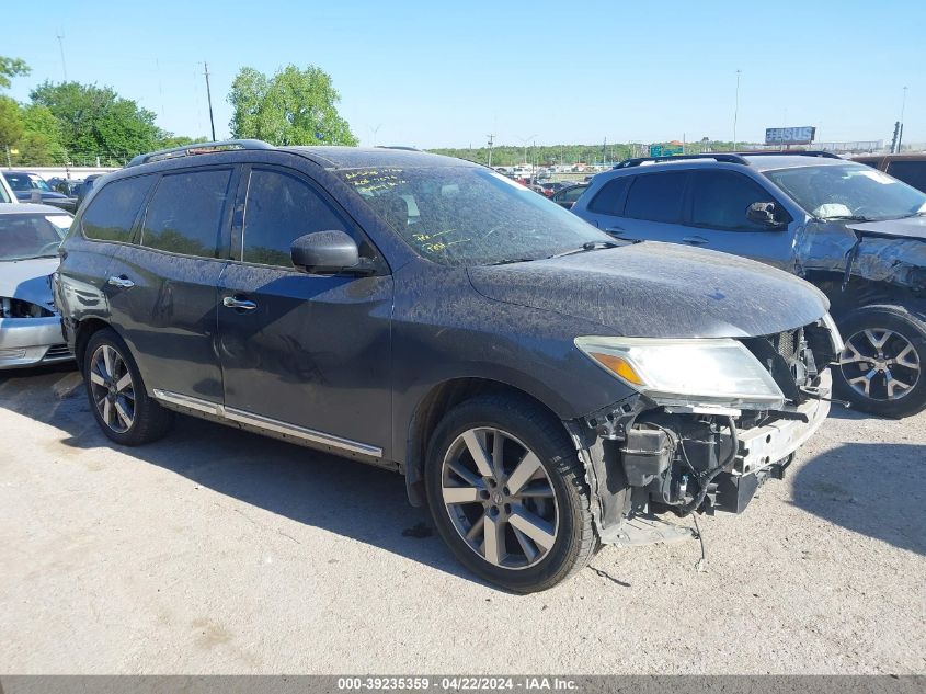 2013 NISSAN PATHFINDER PLATINUM