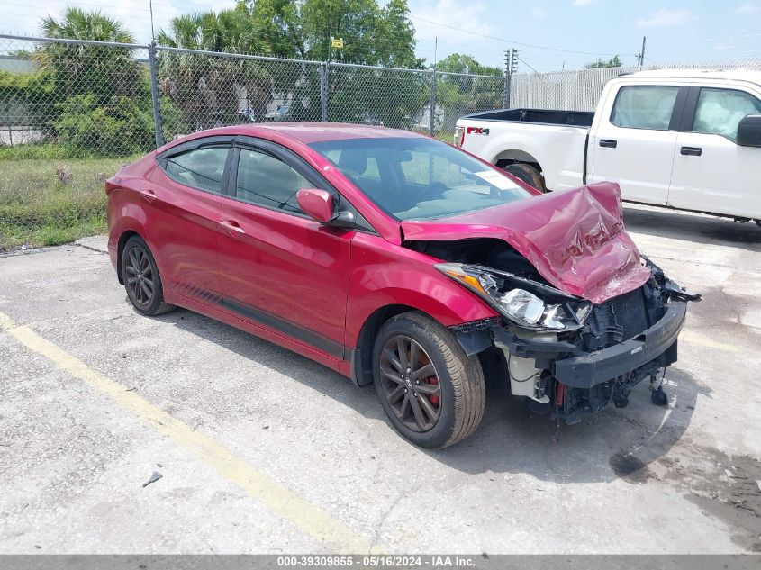 2016 HYUNDAI ELANTRA SE