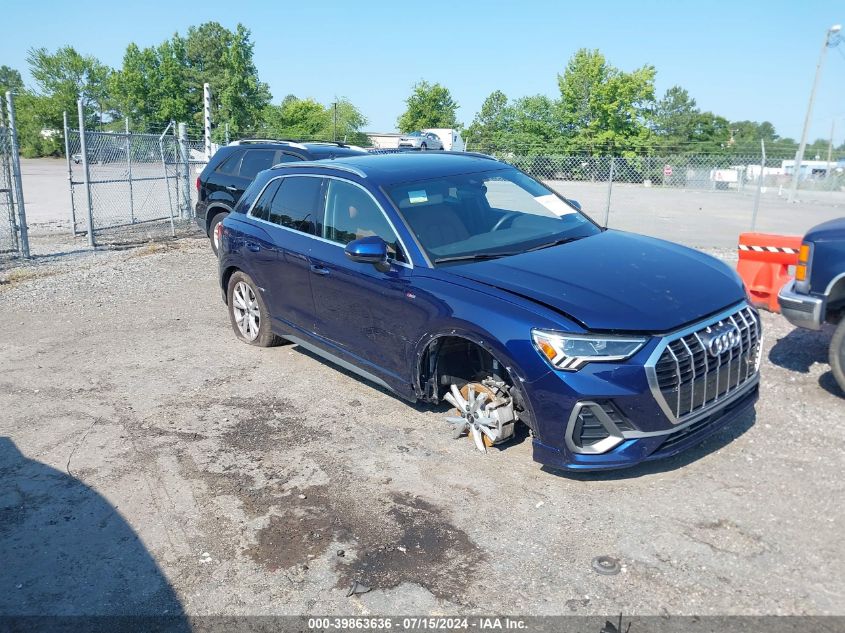 2023 AUDI Q3 PREMIUM 45 TFSI S LINE QUATTRO TIPTRONIC