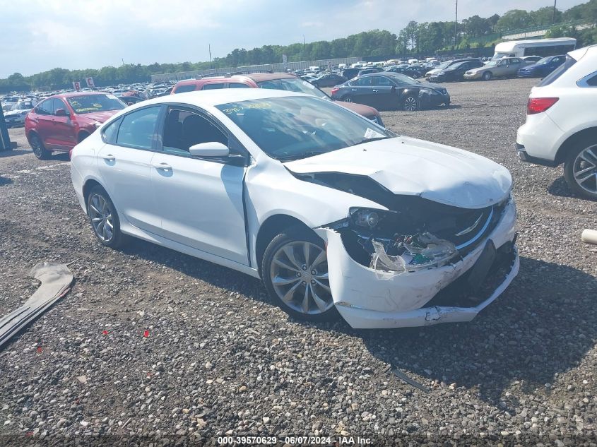 2016 CHRYSLER 200 S