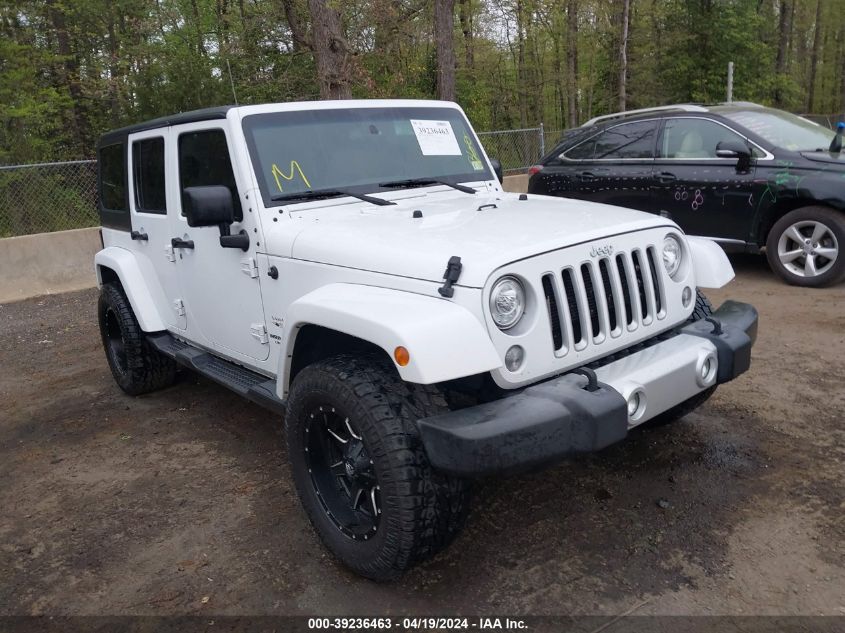 2017 JEEP WRANGLER UNLIMITED SAHARA 4X4