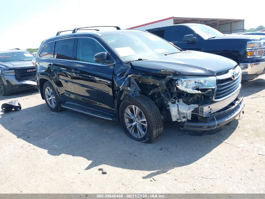 2015 TOYOTA HIGHLANDER XLE