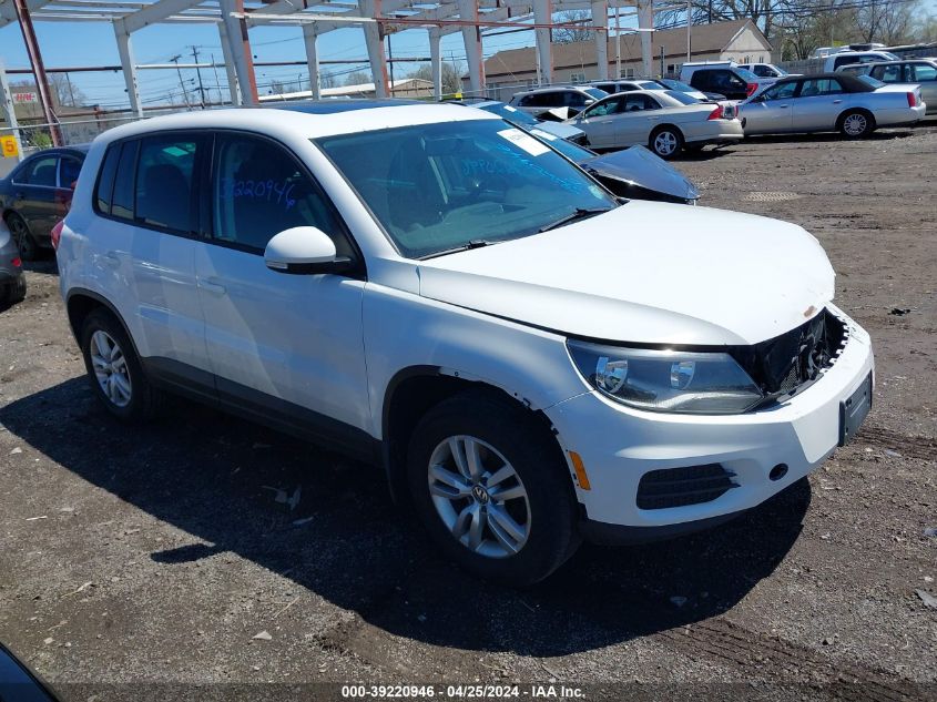 2013 VOLKSWAGEN TIGUAN S