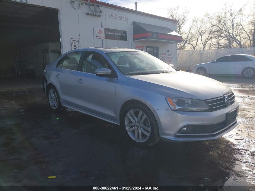 2015 VOLKSWAGEN JETTA 2.0L TDI SEL