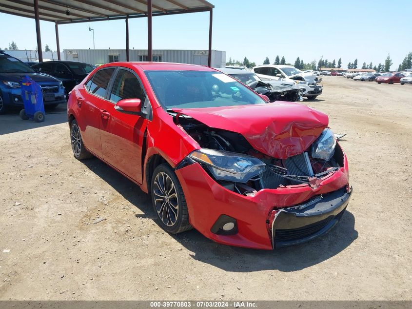 2015 TOYOTA COROLLA S PLUS