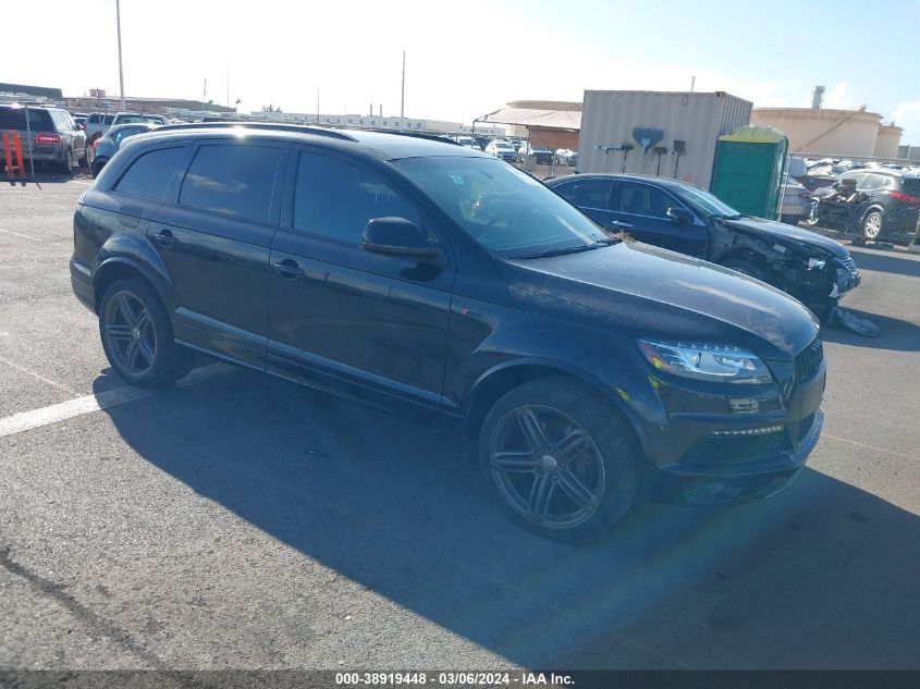 2013 AUDI Q7 3.0T S LINE PRESTIGE