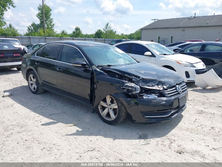 2012 VOLKSWAGEN PASSAT 2.5L SE