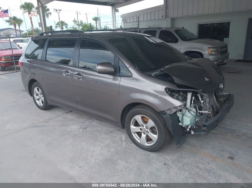 2015 TOYOTA SIENNA LE 8 PASSENGER