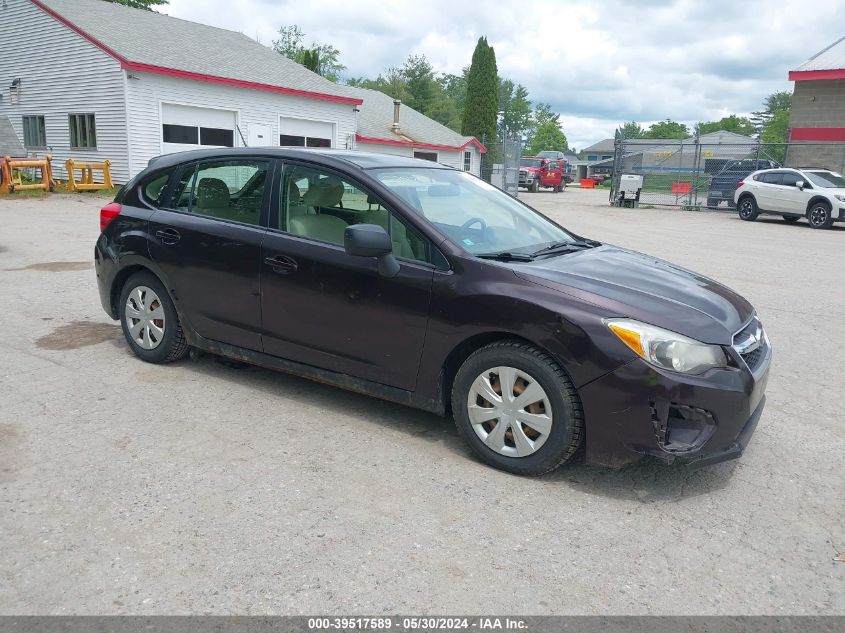 2012 SUBARU IMPREZA 2.0I