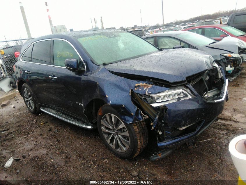 2016 ACURA MDX W/TECH/W/TECH/ACURAWATCH PLUS