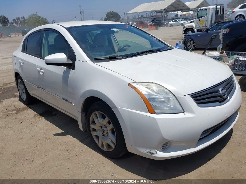 2012 NISSAN SENTRA 2.0 S