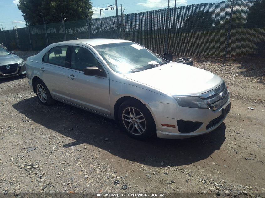 2012 FORD FUSION S